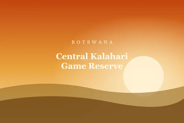 Central Kalahari Game Reserve