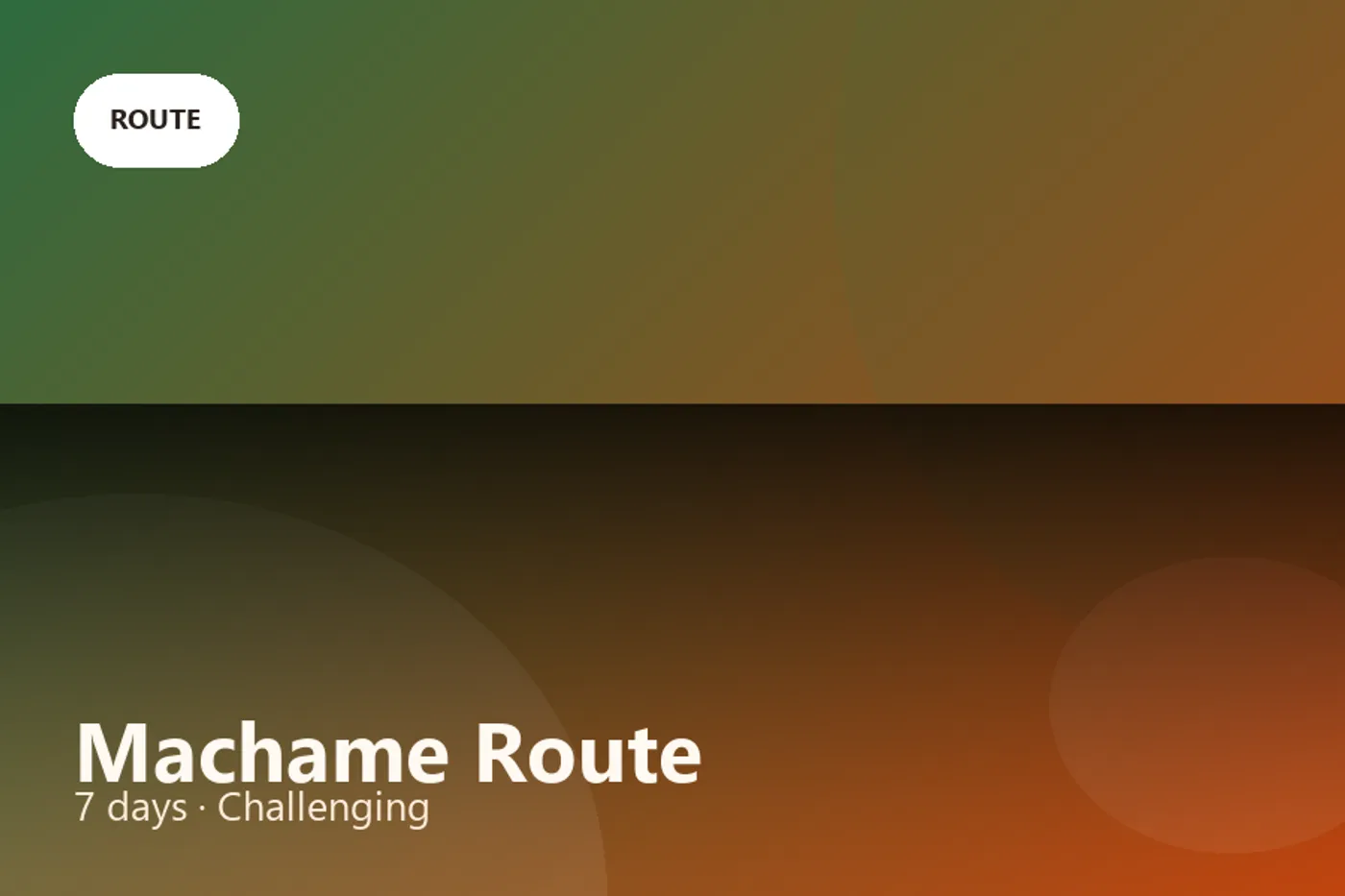 Machame Route