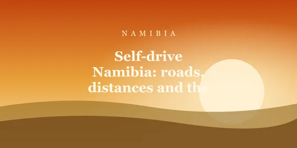 Self-drive Namibia: roads, distances and the fuel discipline