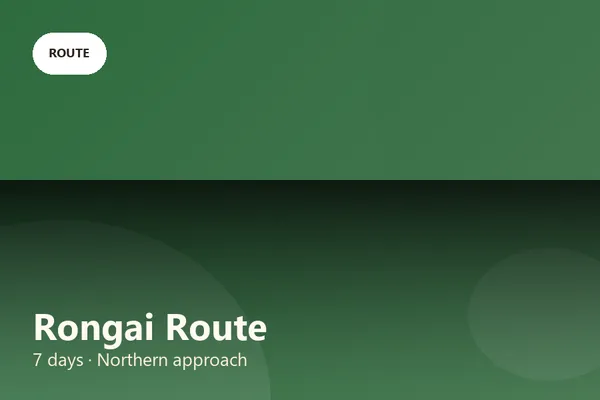 Rongai Route